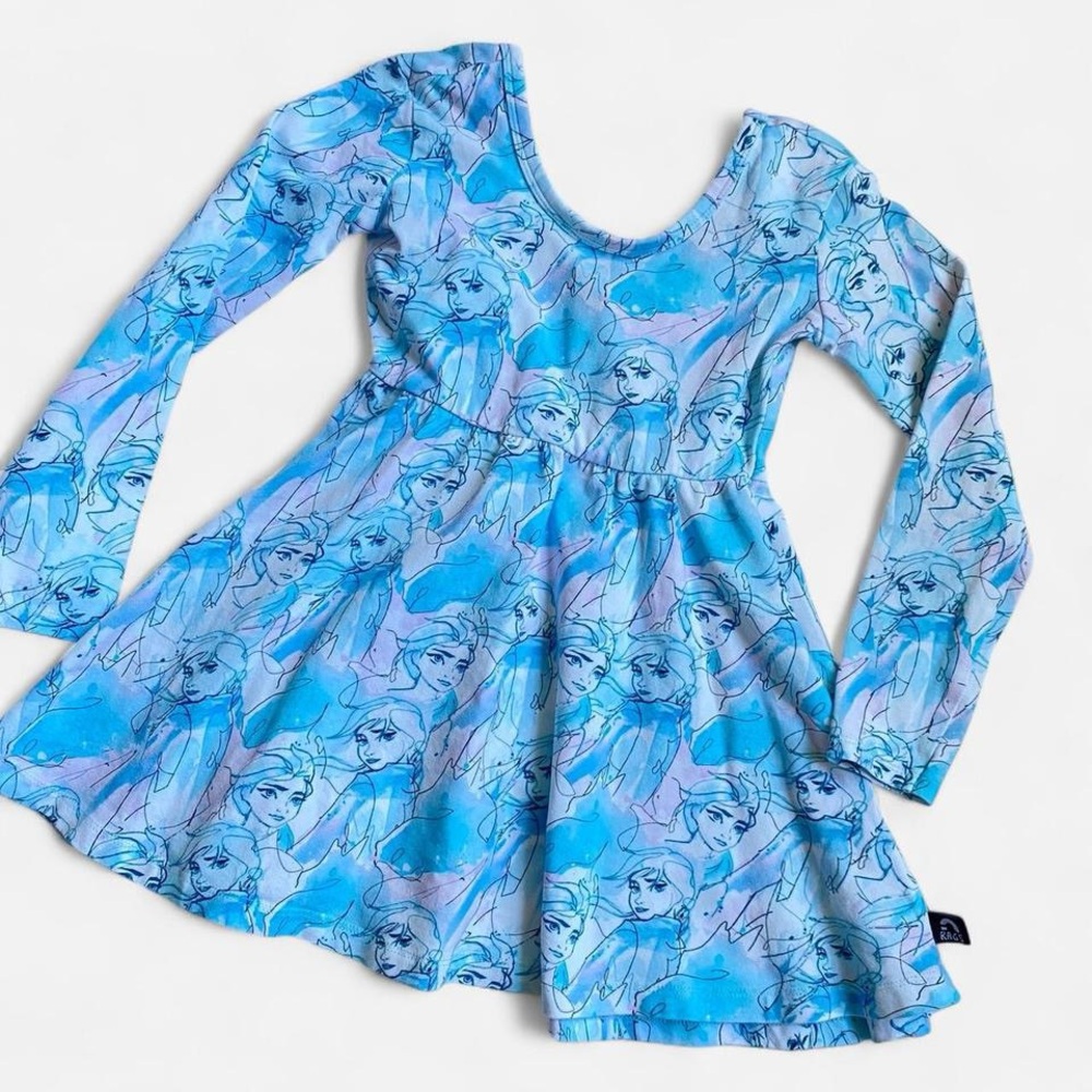 Rags to Raches x Disney Frozen Elsa Anna Limited Edition Dress size 3/4